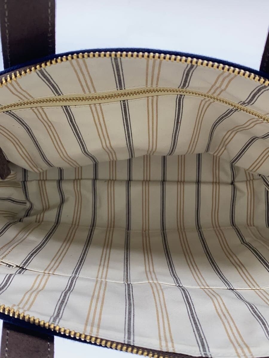 BEER BELLY Tote Bag Canvas NVY Solid 6