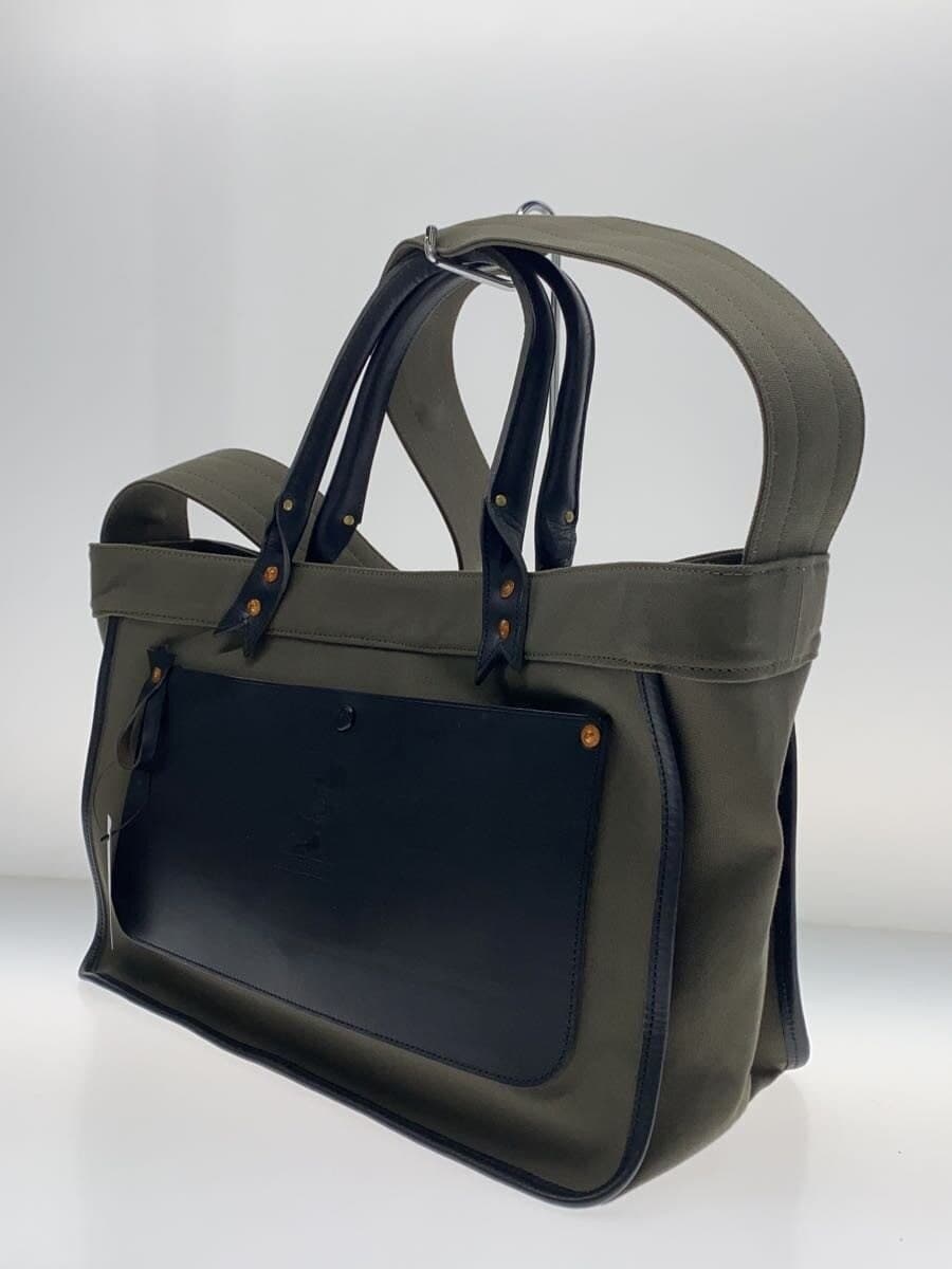 BEER BELLY Tote Bag Canvas KHK Solid 2