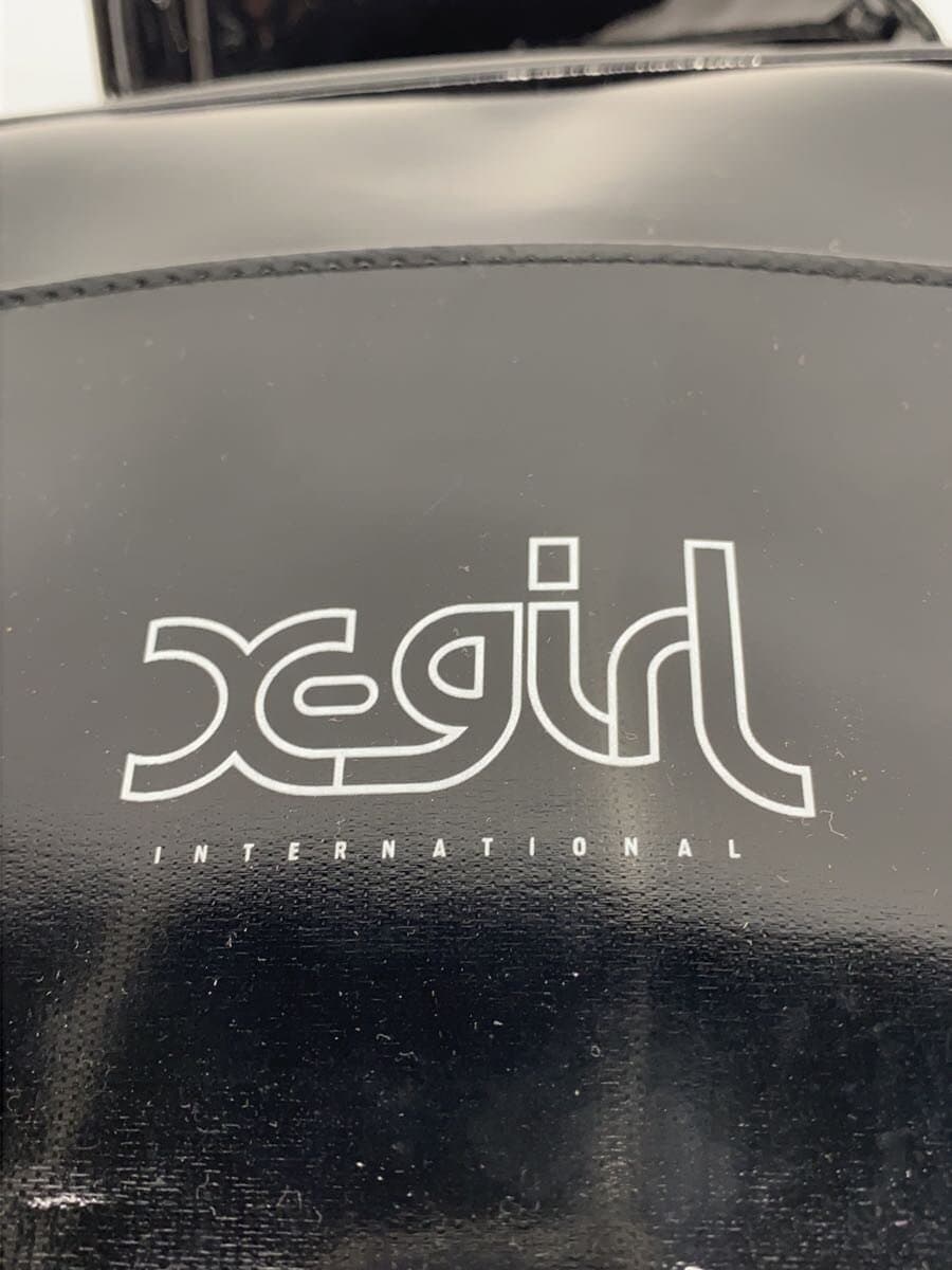 X-girl Shoulder Bag Patent Leather BLK 5