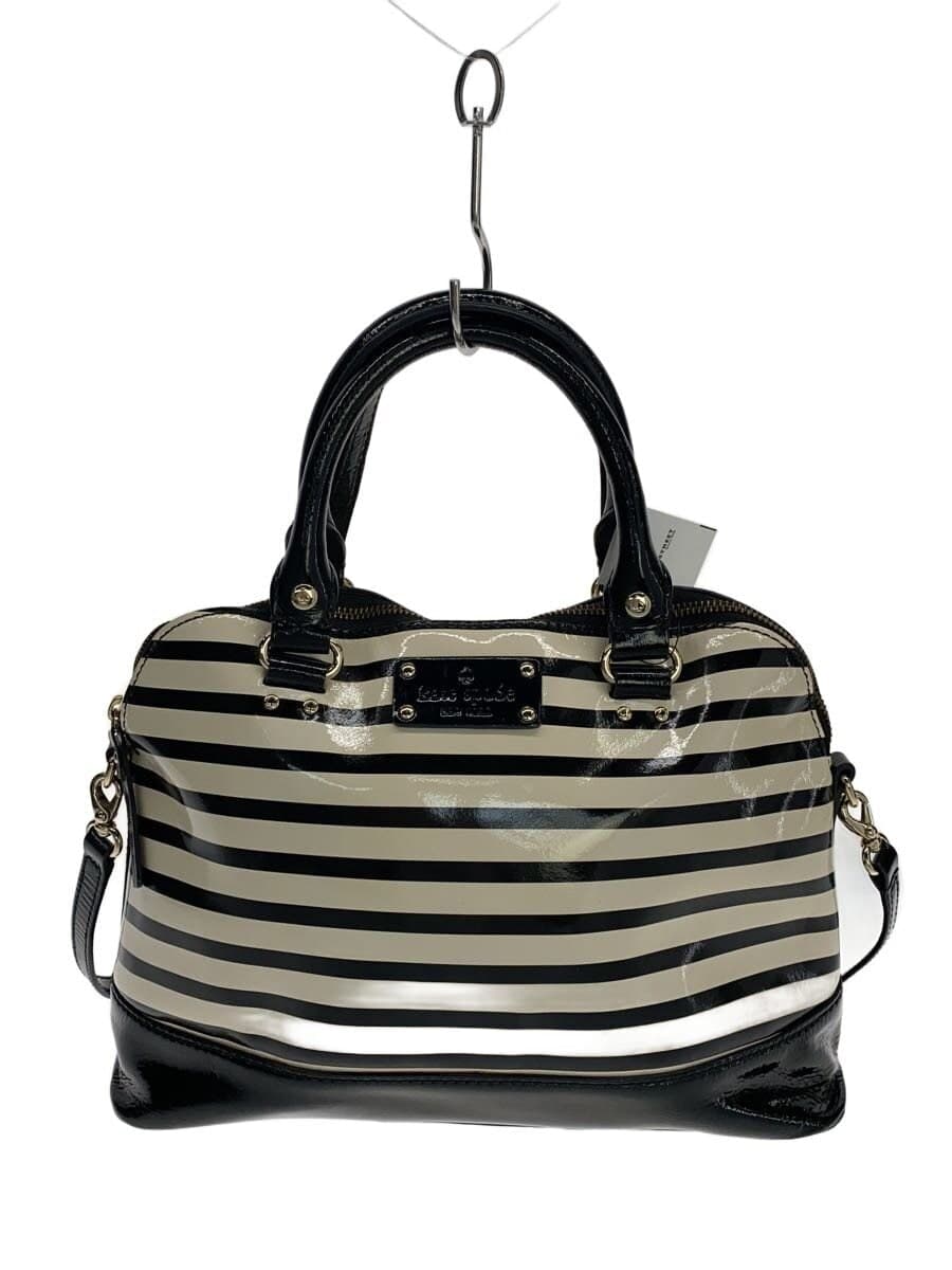 kate spade new york Shoulder Bag BLK Border Stripe