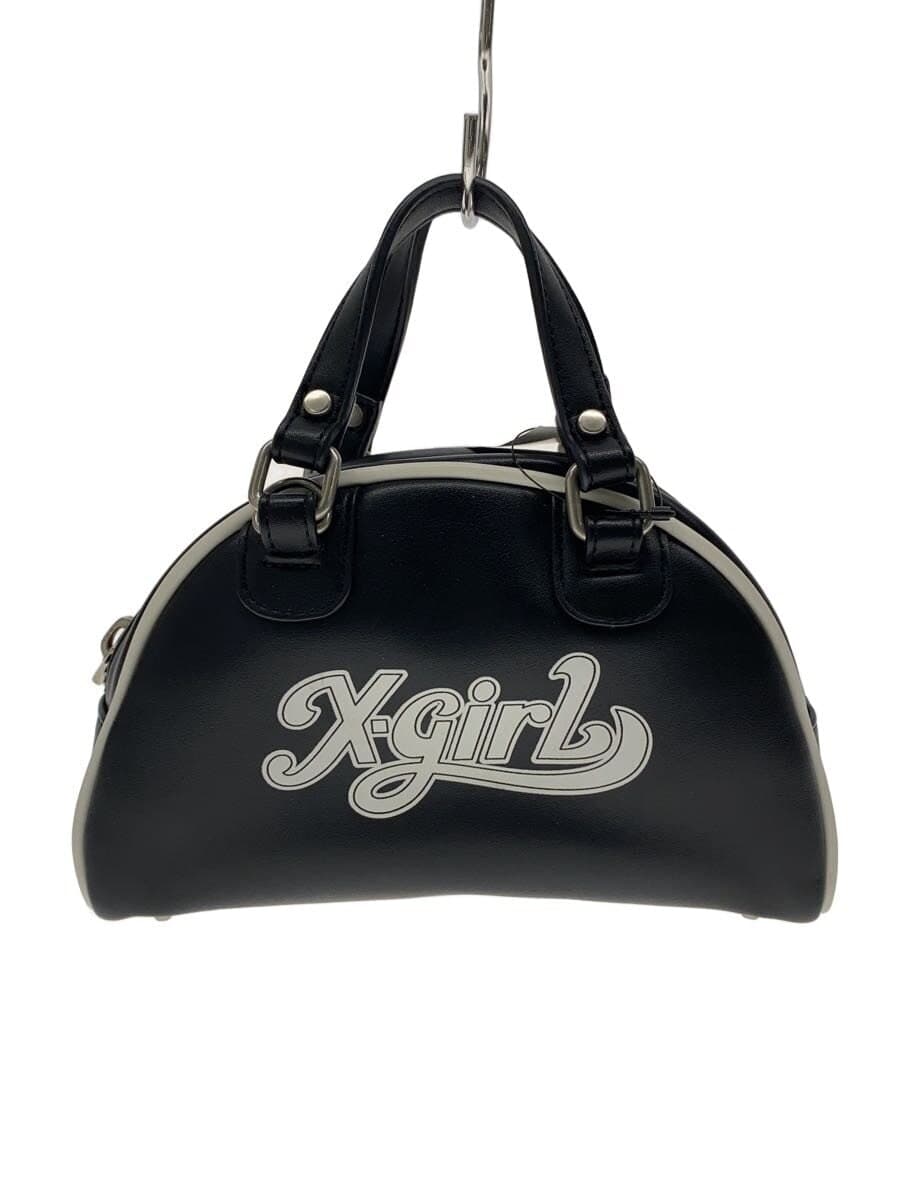 X-girl Shoulder Bag Faux Leather BLK 105224053002