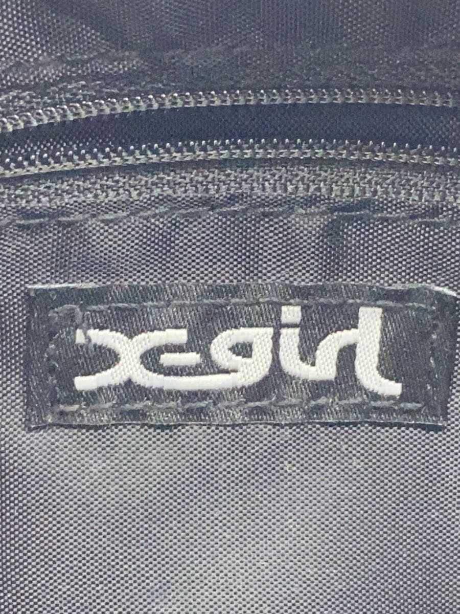 X-girl Shoulder Bag Faux Leather BLK 105224053002 5