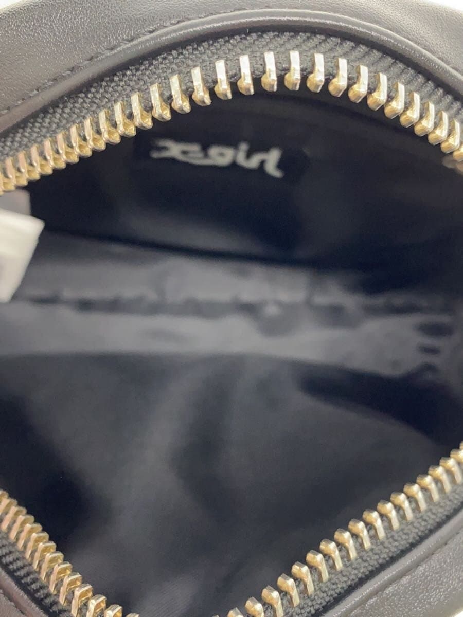 X-girl Shoulder Bag Faux Leather BLK 105224053002 6