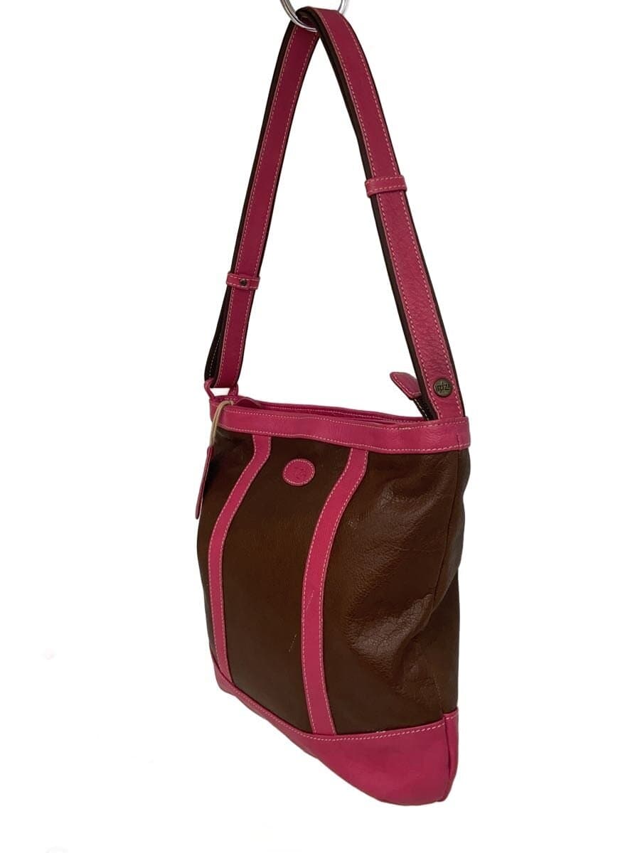 IBIZA Shoulder Bag Leather BRW 2