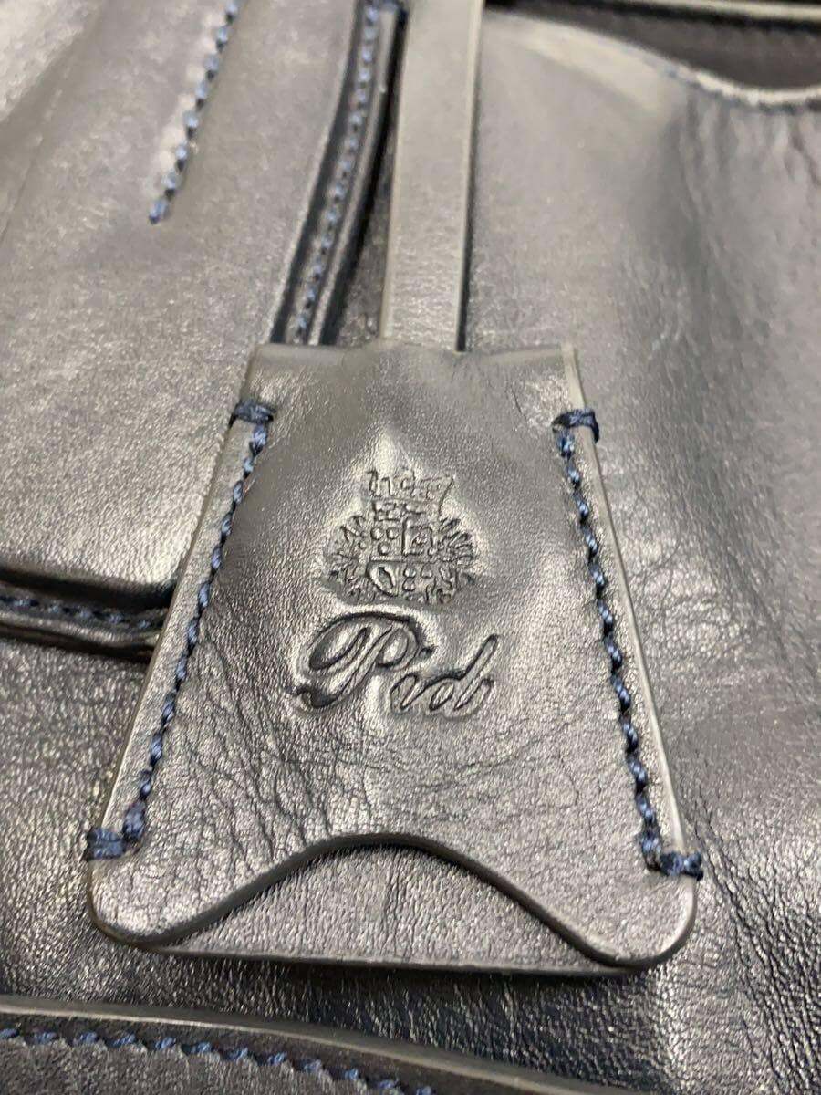 Pid Tote Bag Leather NVY 5