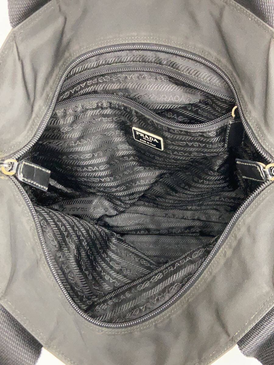 PRADA Tote Bag Nylon BLK Solid 6