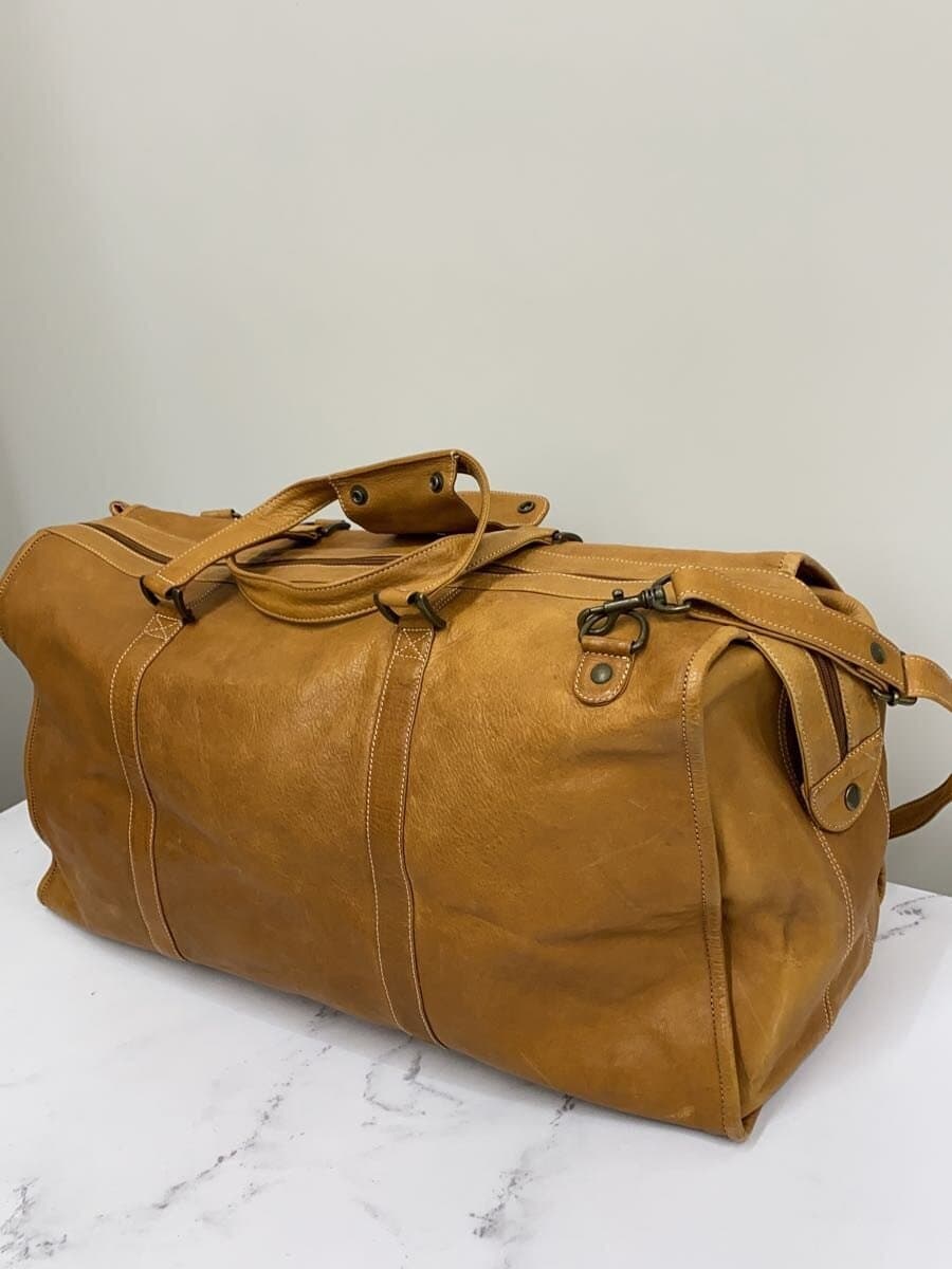 Other Brand Durkees Express Boston Bag Leather BRW 2