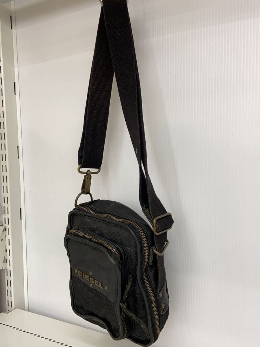 Diesel Fashion Shoulder Bag Cotton BLK Solid 2