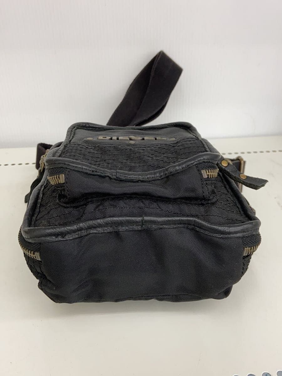DIESEL Shoulder Bag Cotton BLK Solid 4