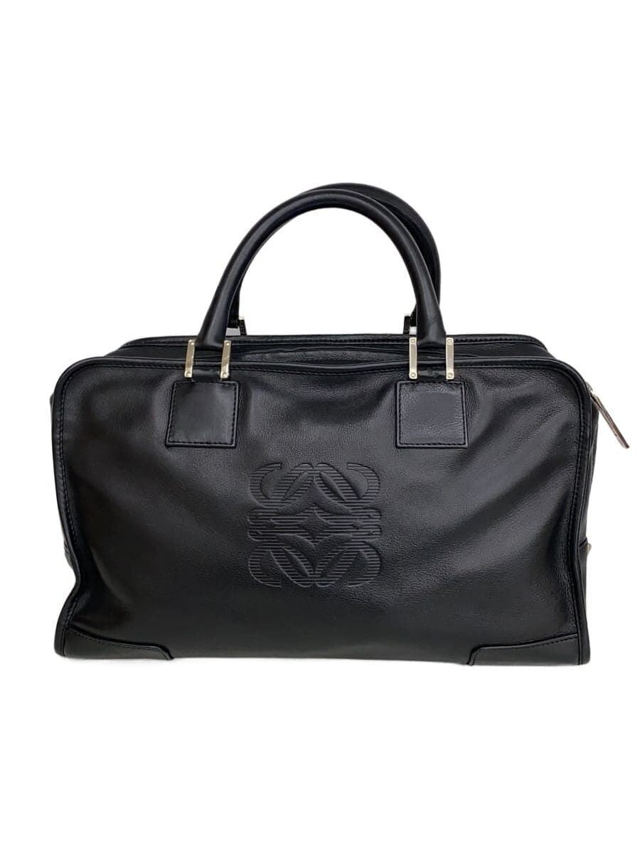 LOEWE Loewe Amazona 36 Handbag Leather BLK 3