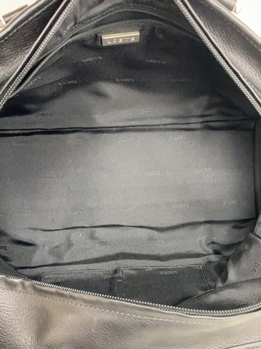 LOEWE Loewe Amazona 36 Handbag Leather BLK 6