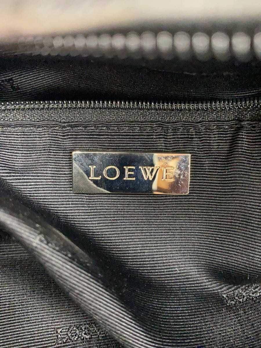 LOEWE Loewe Amazona 36 Handbag Leather BLK 7