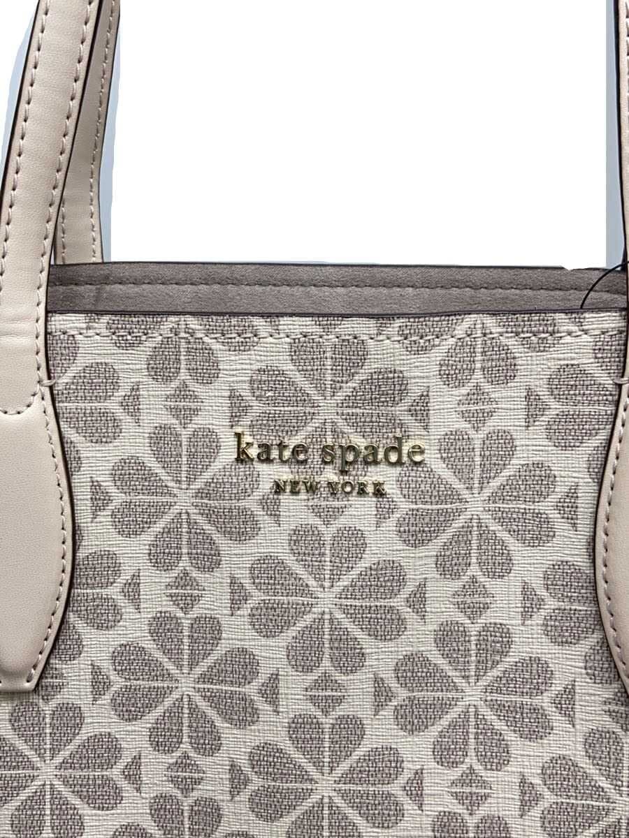 kate spade new york Tote Bag Leather Beige Floral PXR00360 5