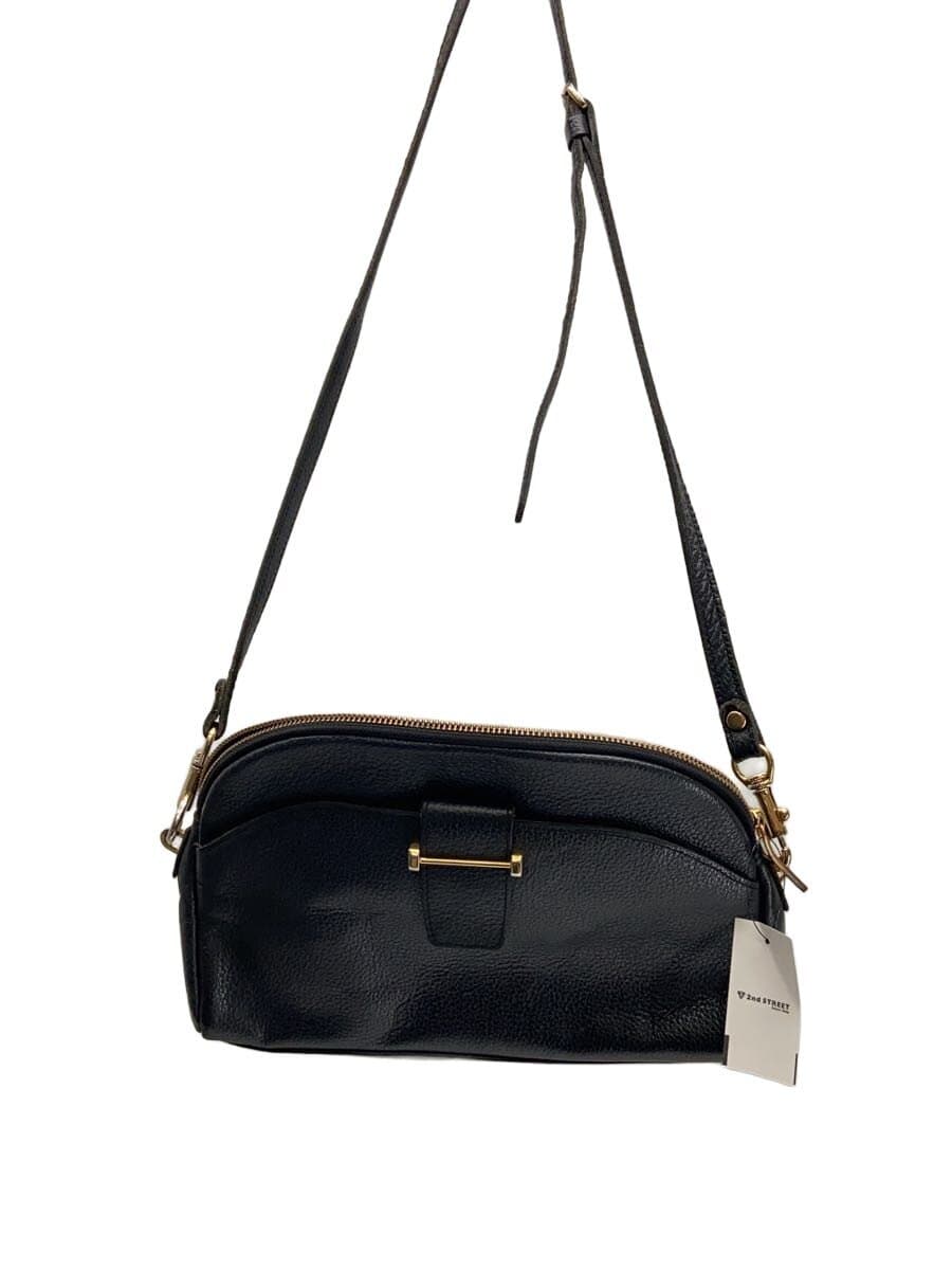 Other Brand Shoulder Bag Leather Black Solid