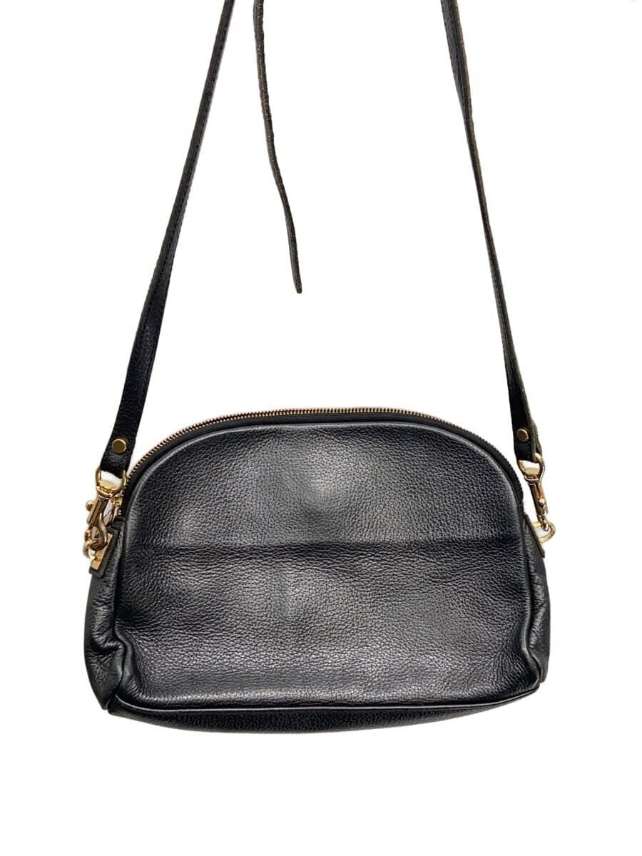 Other Brand Shoulder Bag Leather Black Solid 3