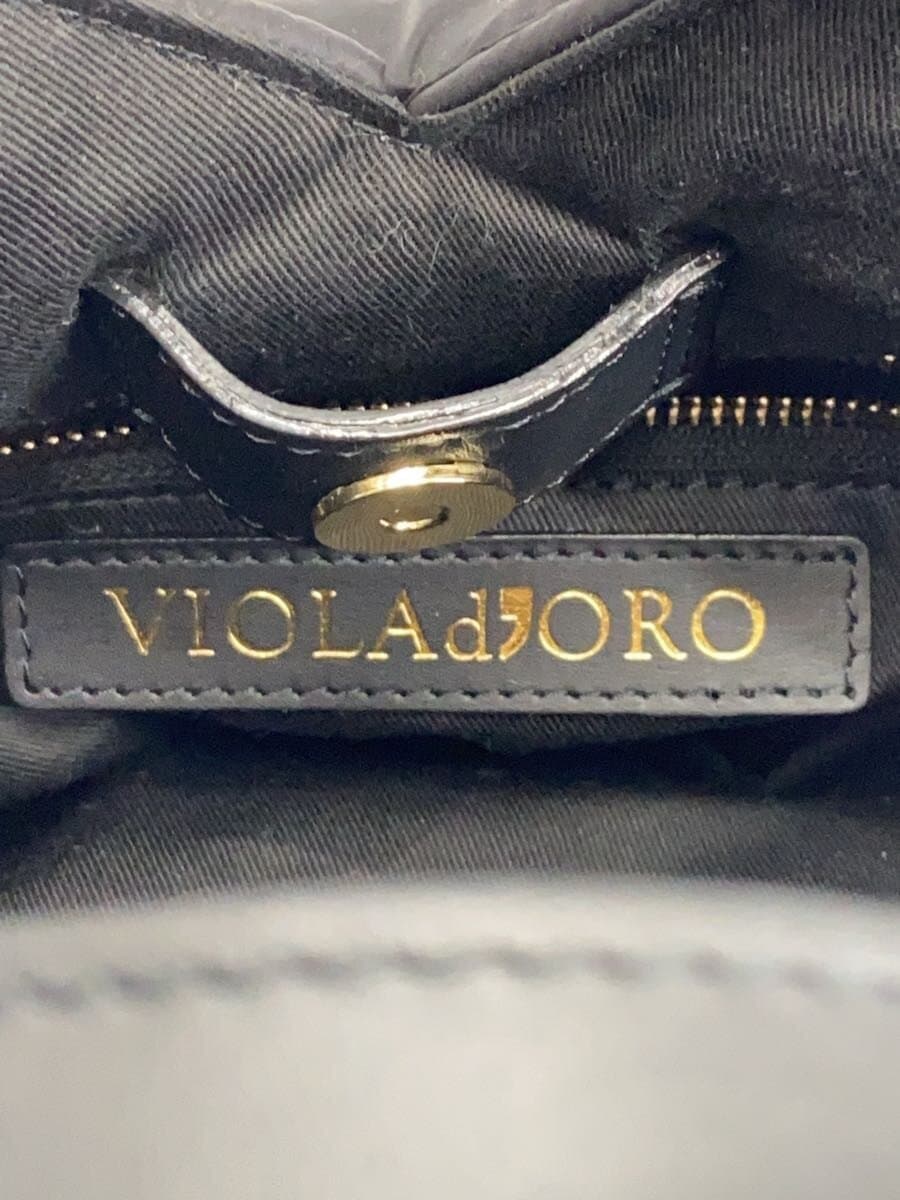 VIOL Ad’ORO Handbag Nylon Black Solid 5