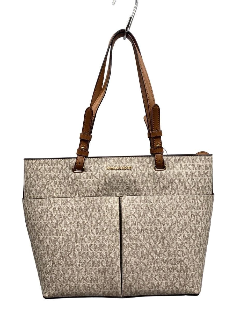 MICHAEL KORS 30T9GBFY2B Tote Bag Leather White All-over Pattern