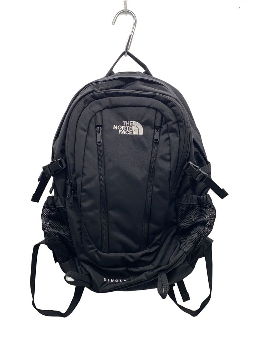 THE NORTH FACE NM72303 Single Shot Backpack Polyester Black Solid Color