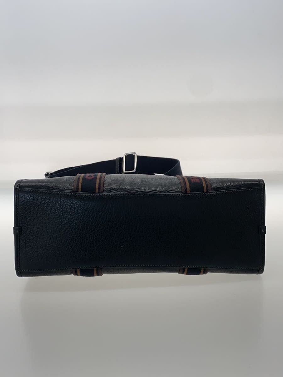 COACH Handbag Leather BLK CM716 4