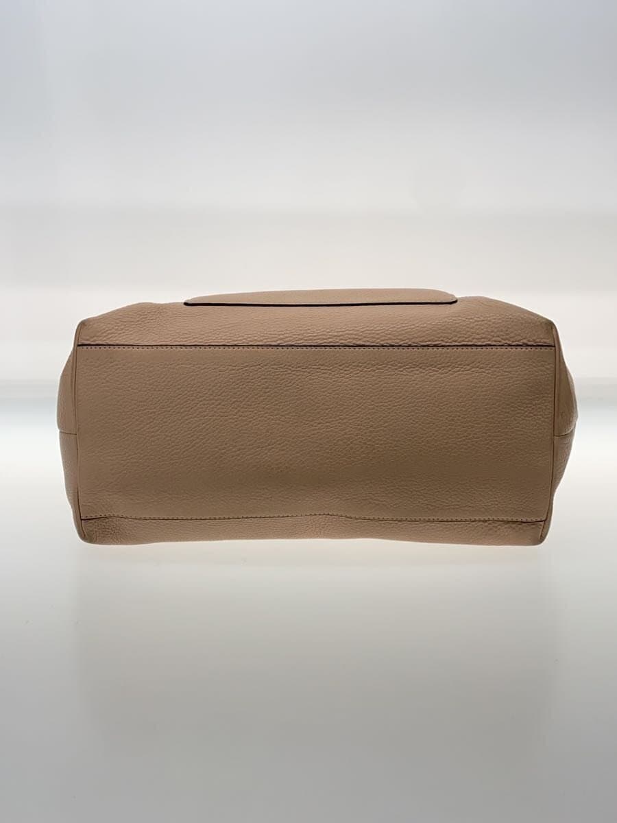 TORY BURCH Chelsea Slouchy Leather Tote Tote Bag Leather BEG Solid 4