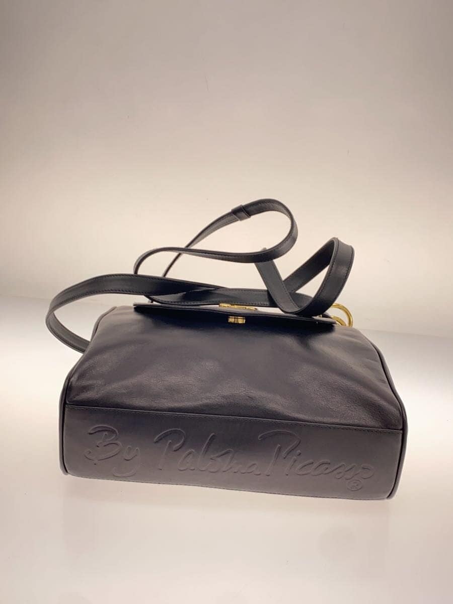 By Paloma picasso Shoulder Bag Leather BLK 4