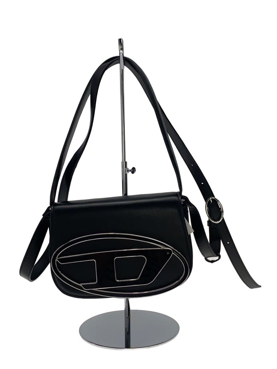 DIESEL Shoulder Bag Leather BLK
