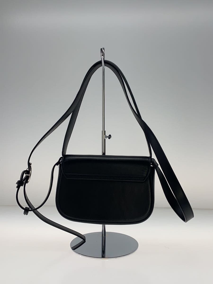 DIESEL Shoulder Bag Leather BLK 3