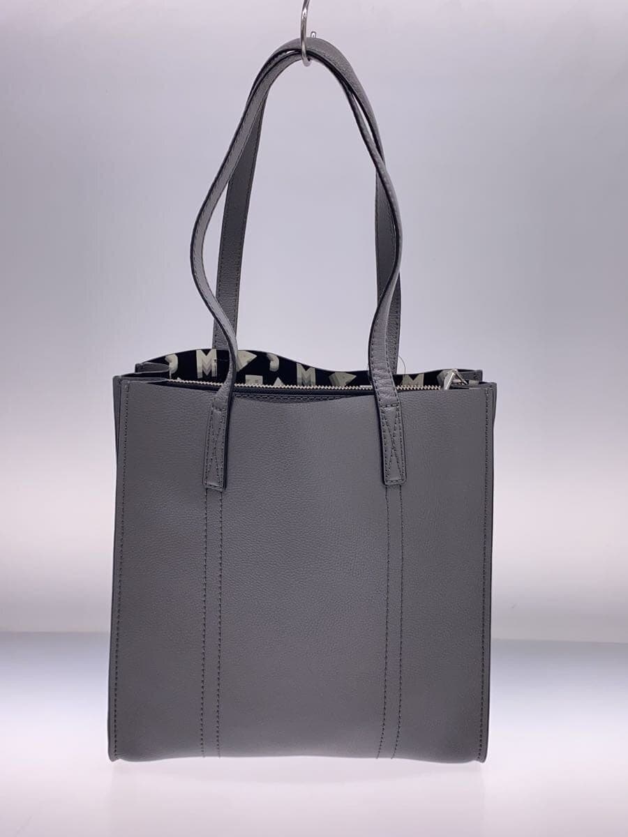MARC JACOBS tote bag leather GRY 3