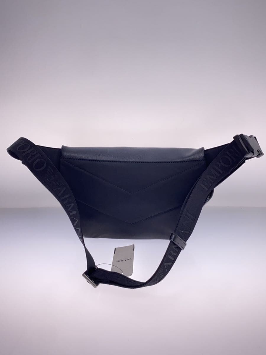 EMPORIO ARMANI Waist Bag Leather BLK Y40238 Y138E 81072 3
