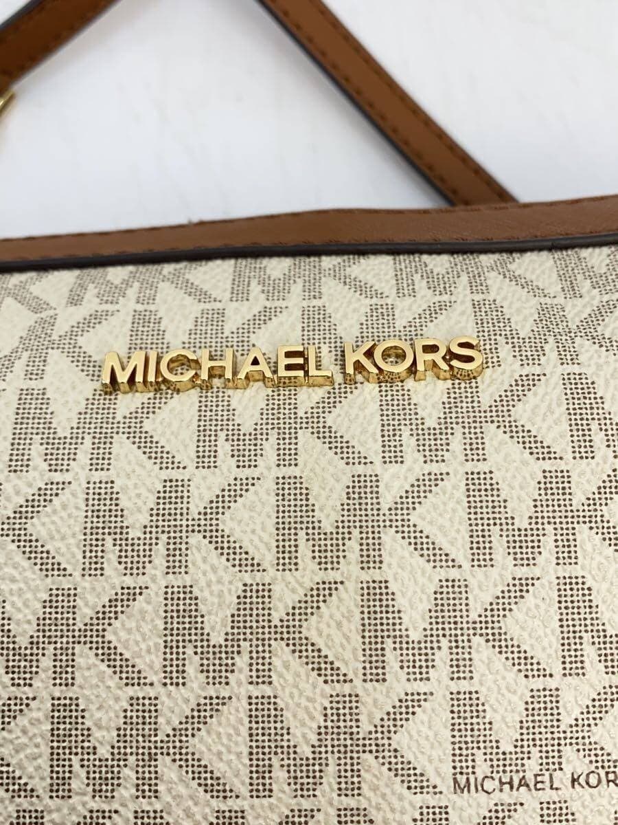 MICHAEL KORS Shoulder Bag Leather WHT ca2302 5