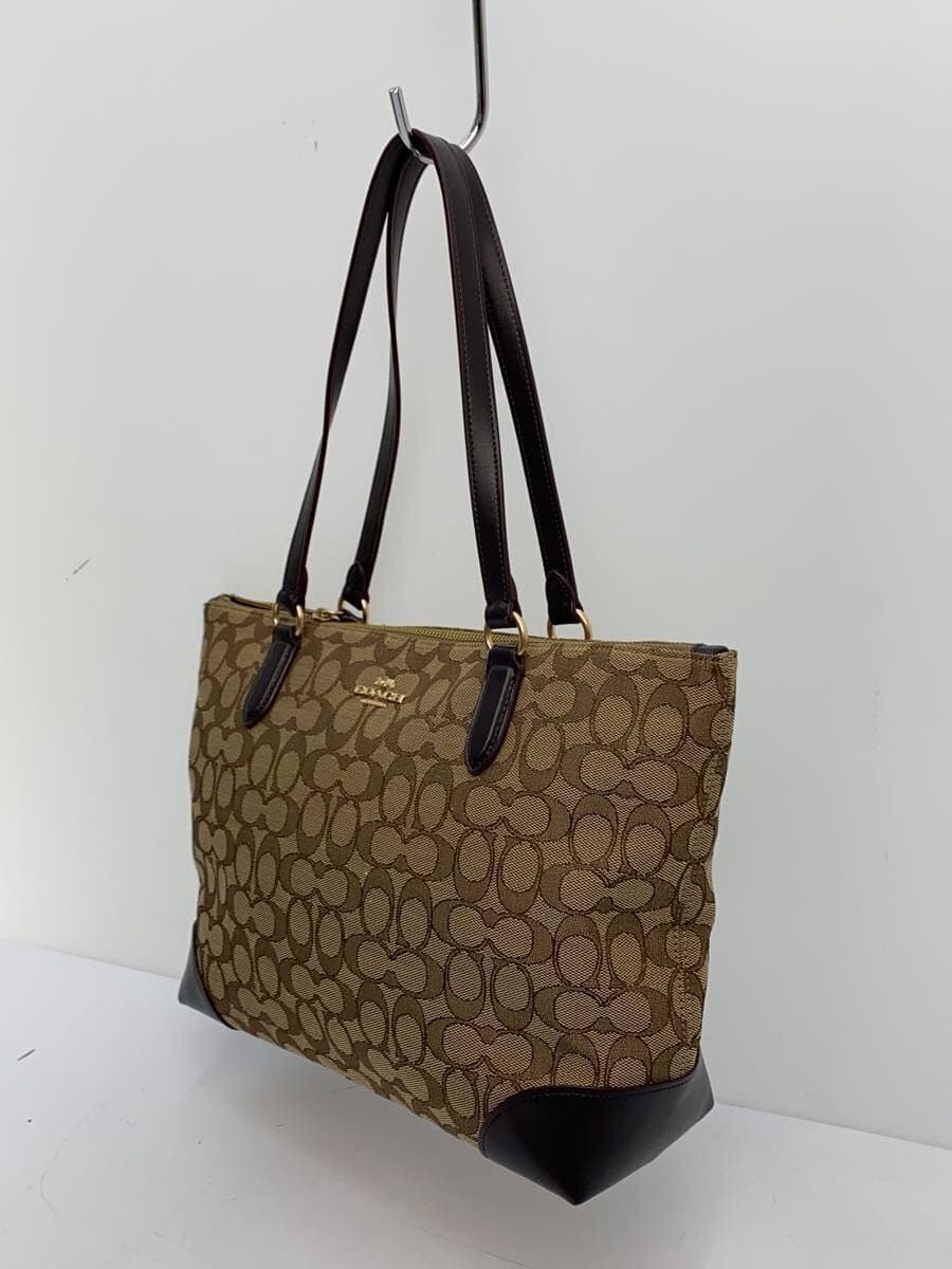 COACH Tote Bag Canvas BRW All Over Pattern F29958 2
