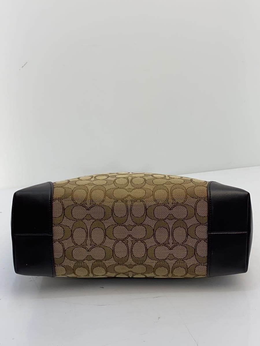 COACH Tote Bag Canvas BRW All Over Pattern F29958 4