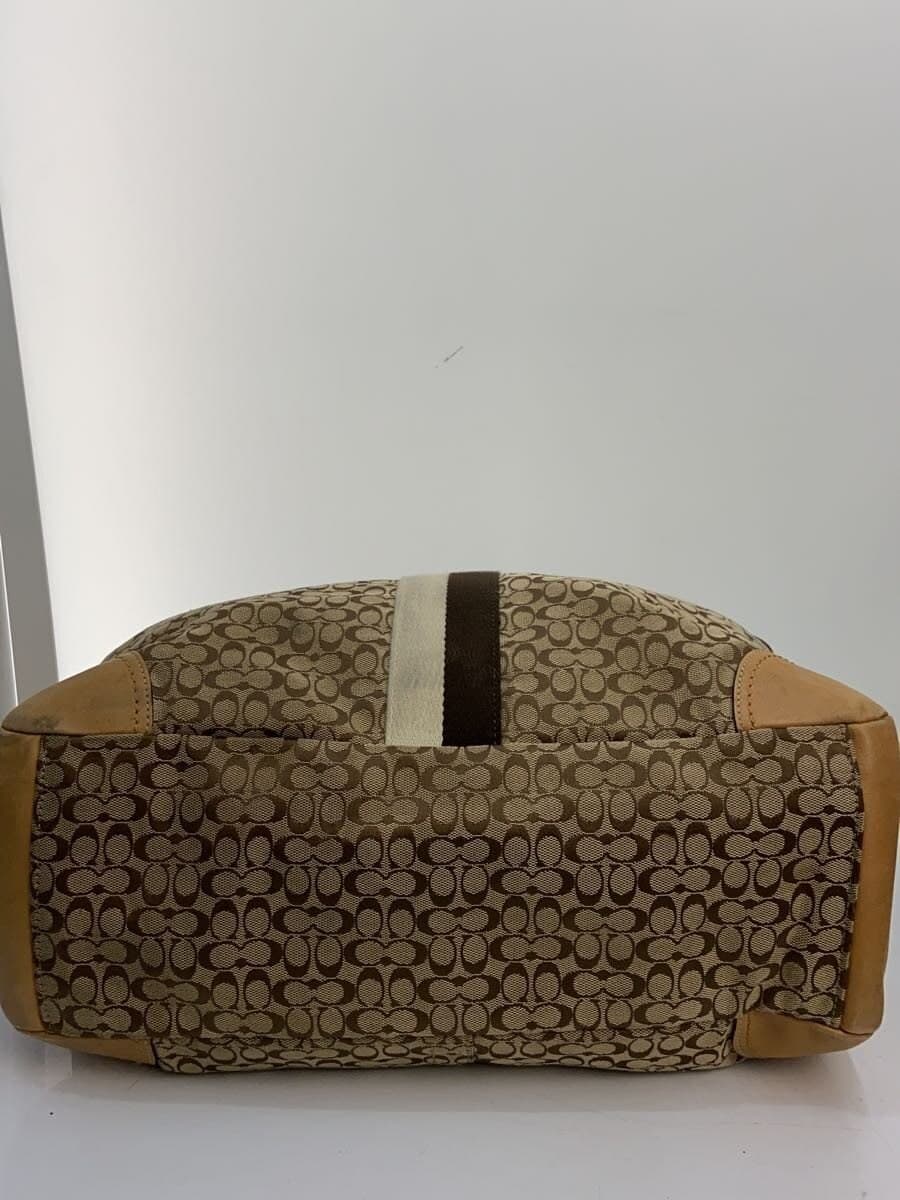 COACH Bag Canvas BEG All Over Pattern F13813 4