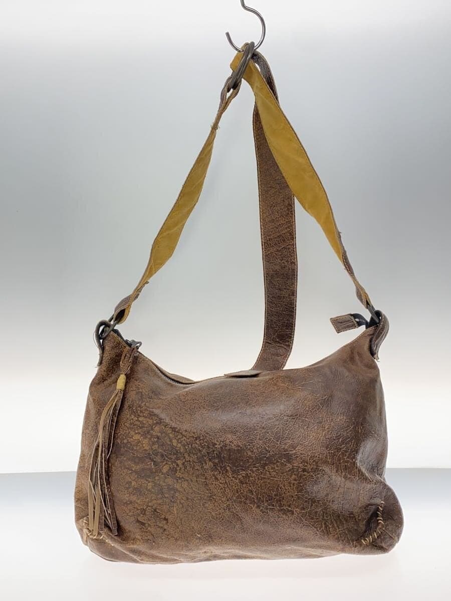 KYOJI MARUYAMA Shoulder Bag Leather BRW 3