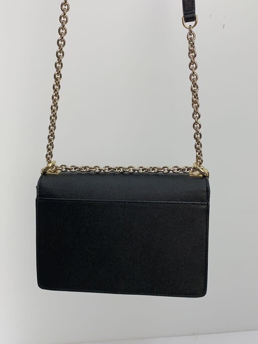 FURLA Shoulder Bag Leather BLK Solid 293863 3
