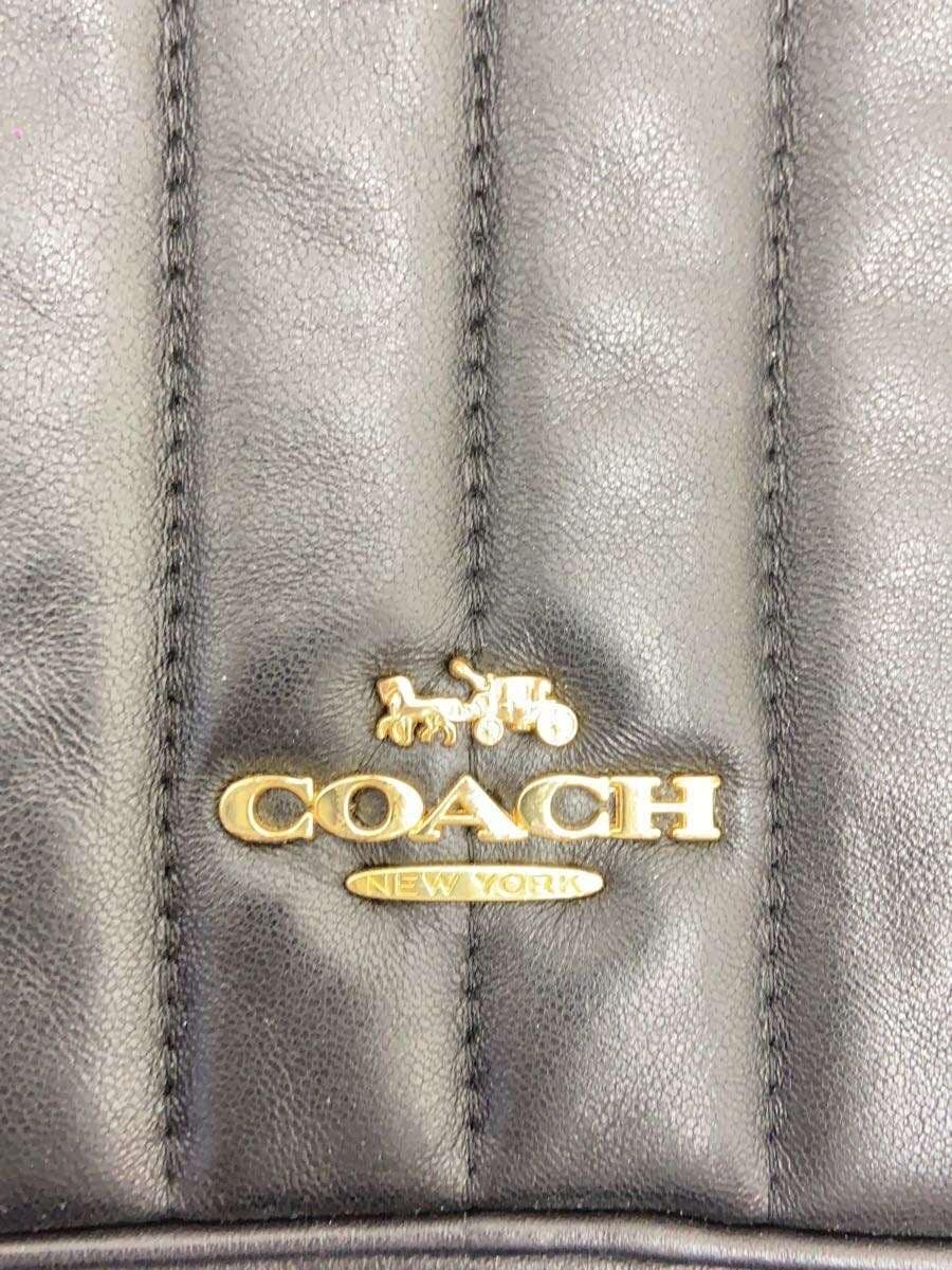 COACH Shoulder Bag Leather BLK H2080-C1569 5