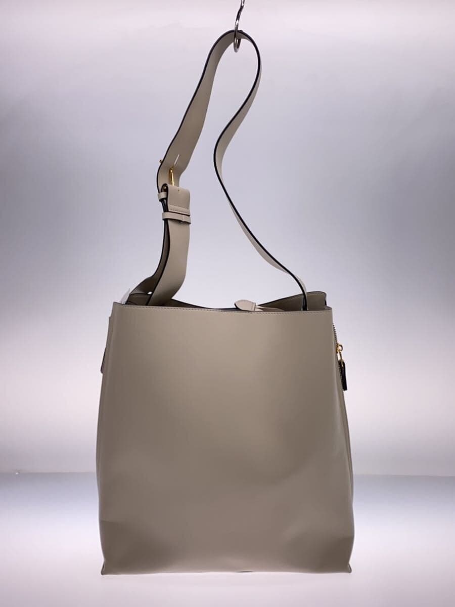 EPOR Shoulder Bag Leather BEG Plain 3