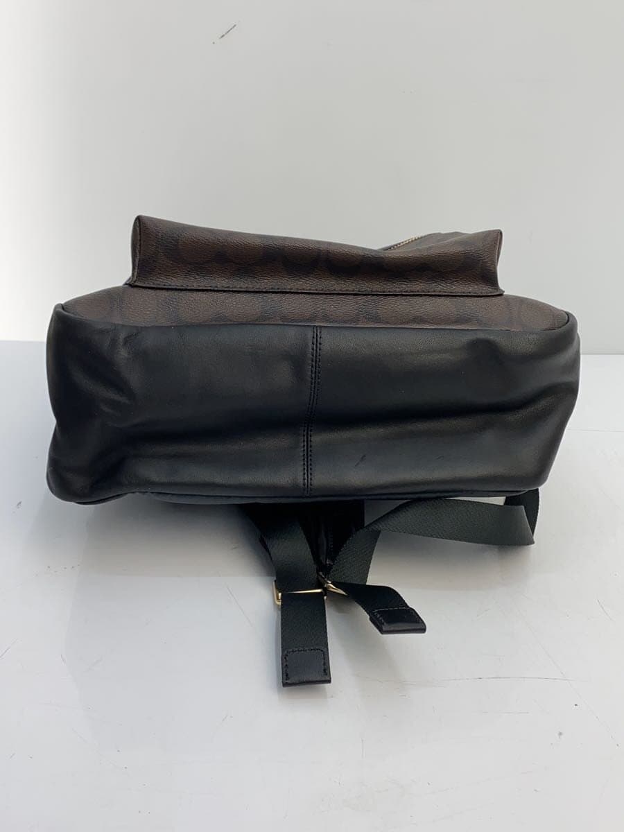 COACH Charlie Backpack_Signature_Black Leather 4