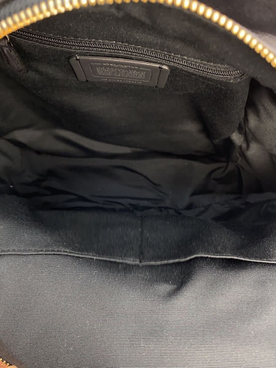 COACH Charlie Backpack_Signature_Black Leather 6