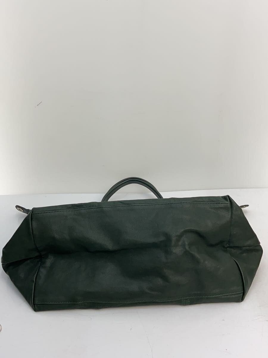 LONGCHAMP Bag Leather KHK Solid Le Pliage Cuir Leather 4
