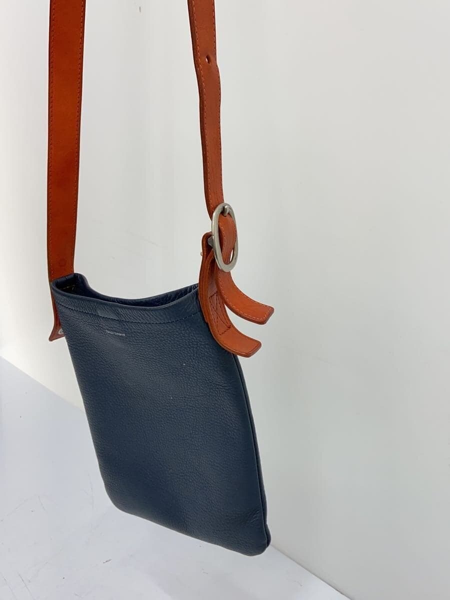 Hender Scheme Shoulder Bag Leather NVY ONE SIDE BELT BAG SMALL 2