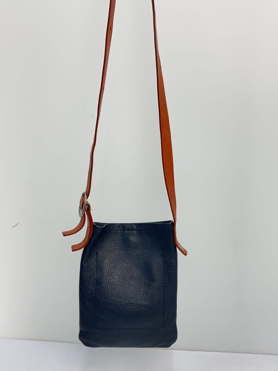 Hender Scheme Shoulder Bag Leather NVY ONE SIDE BELT BAG SMALL 3