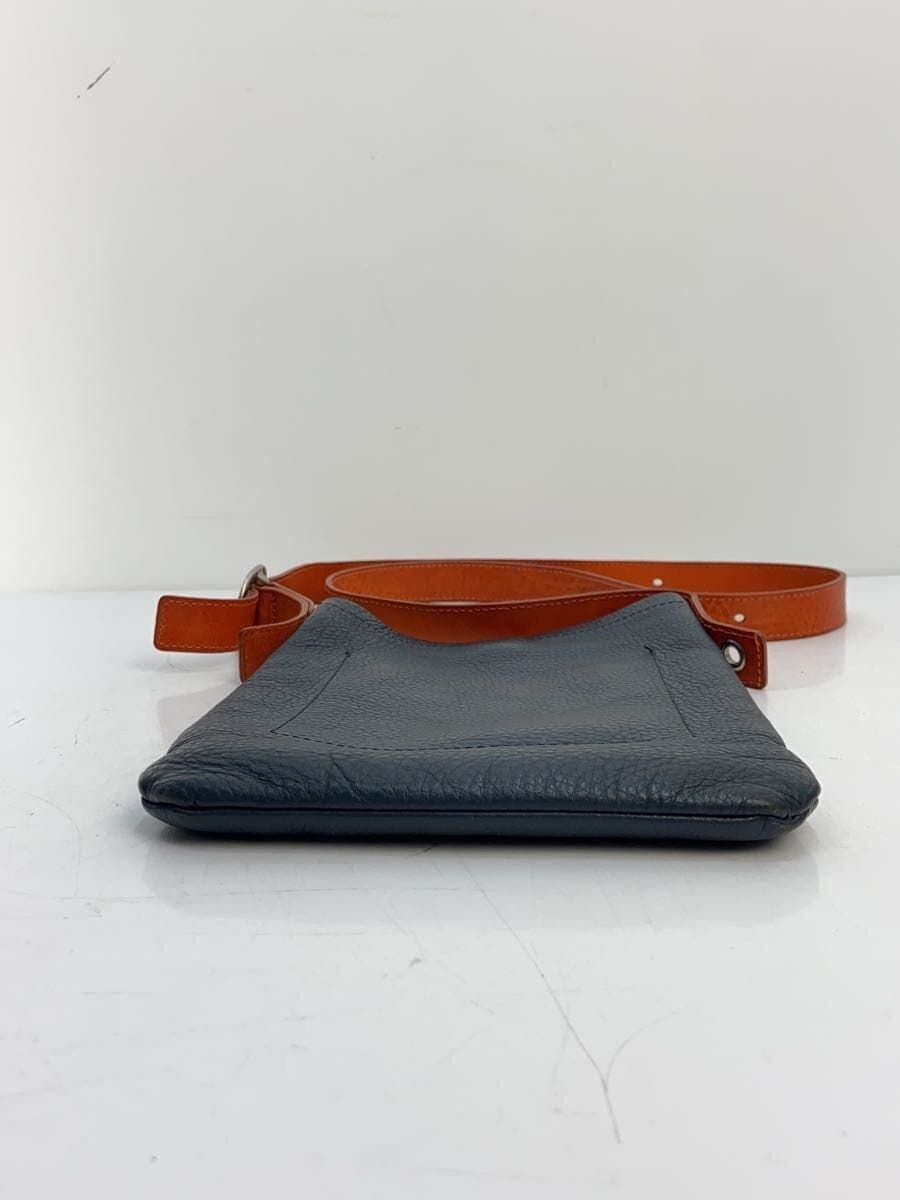 Hender Scheme Shoulder Bag Leather NVY ONE SIDE BELT BAG SMALL 4