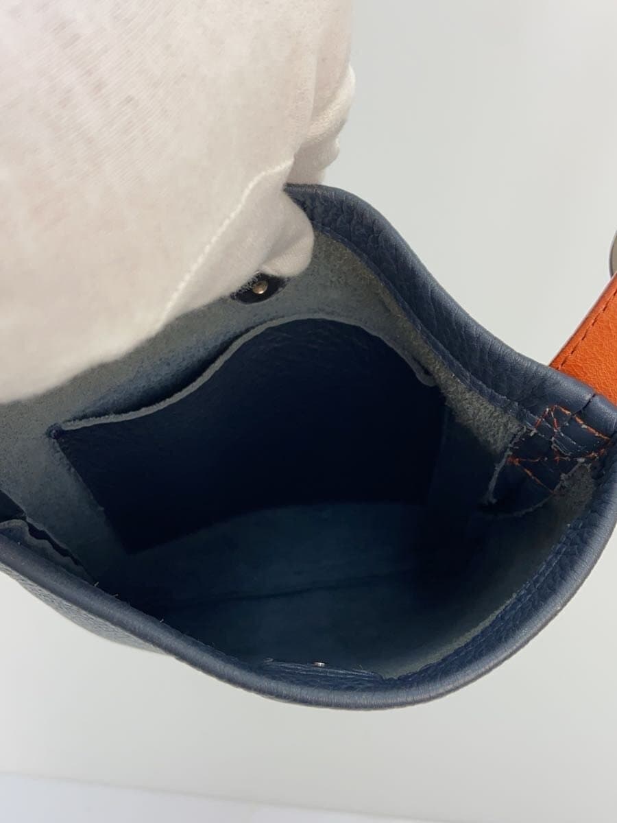 Hender Scheme Shoulder Bag Leather NVY ONE SIDE BELT BAG SMALL 6