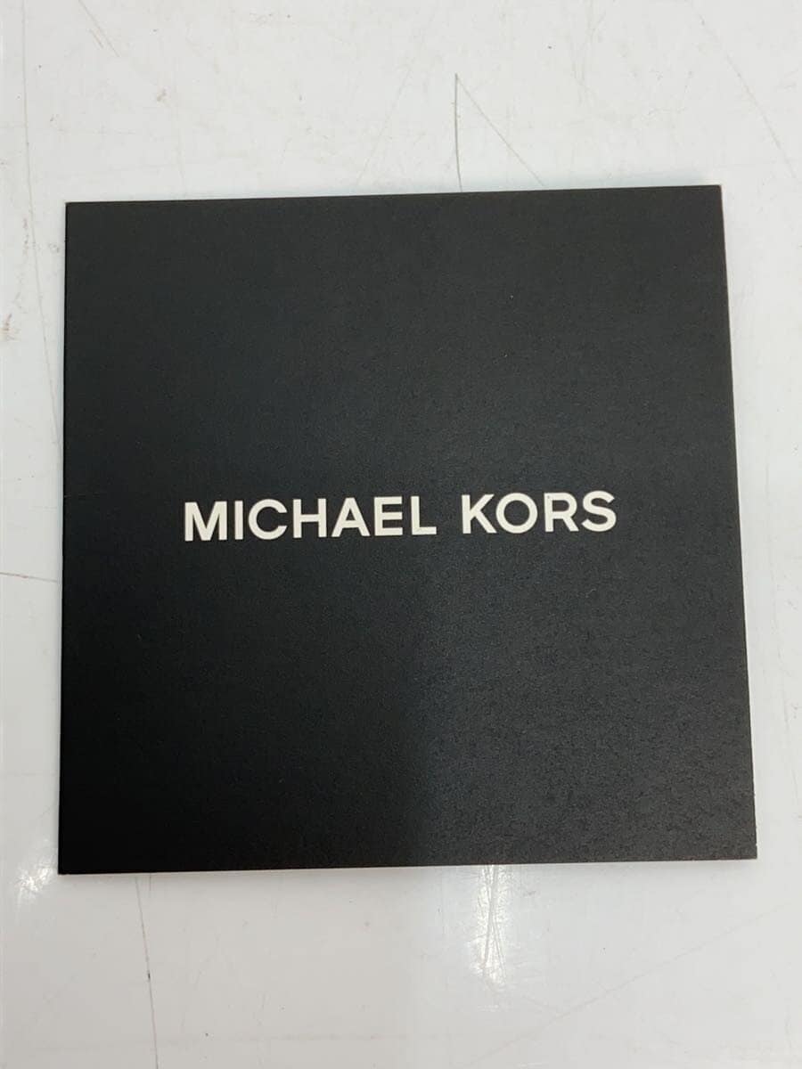 MICHAEL KORS Shoulder Bag Leather Blue All-over Pattern COOPER Utility 7