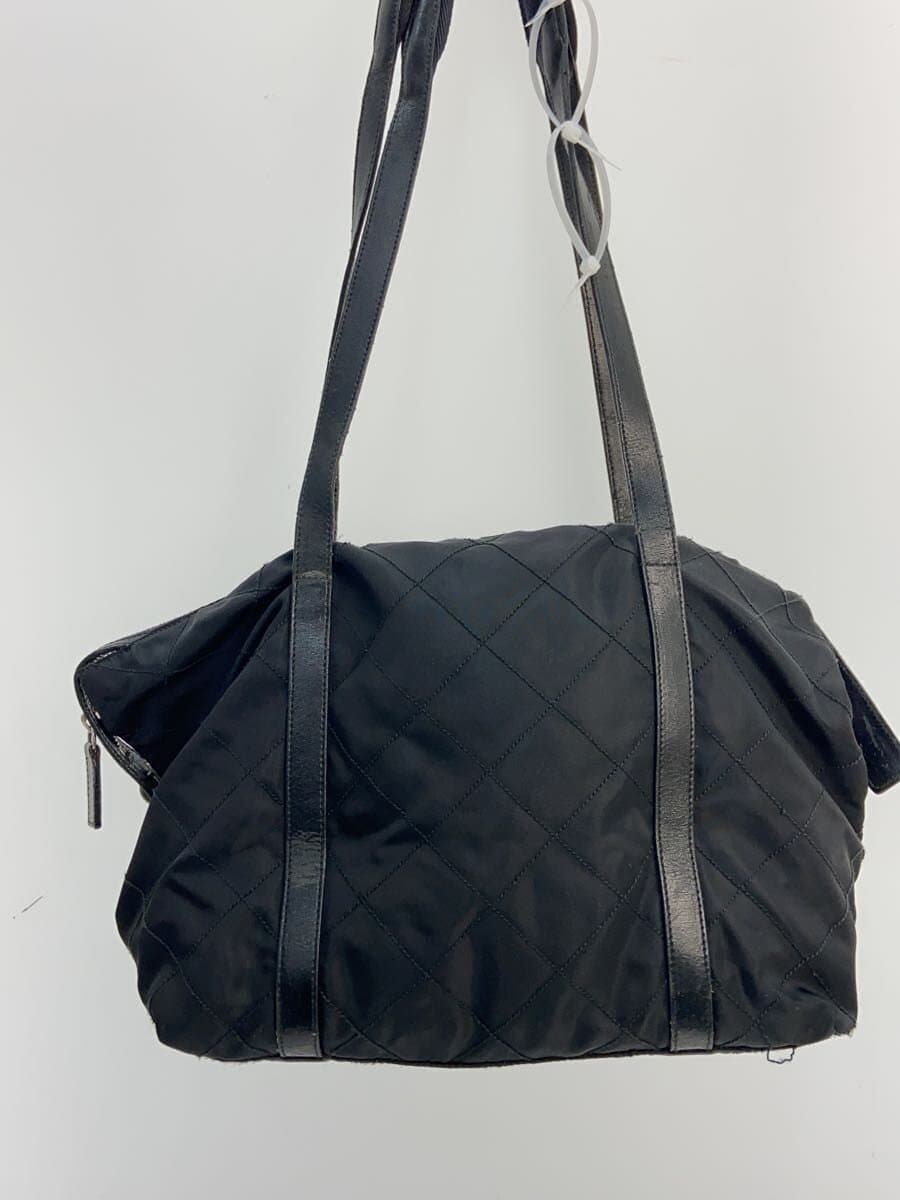PRADA shoulder bag nylon BLK handle deterioration 3