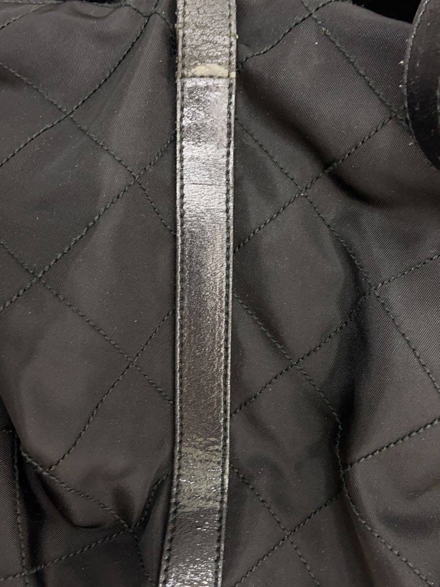 PRADA shoulder bag nylon BLK handle deterioration 8