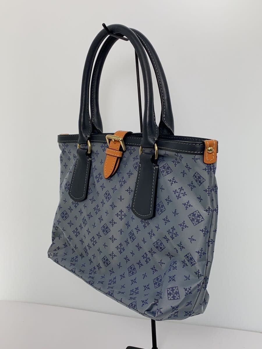 russet Tote Bag Nylon GRY All Over Pattern 2