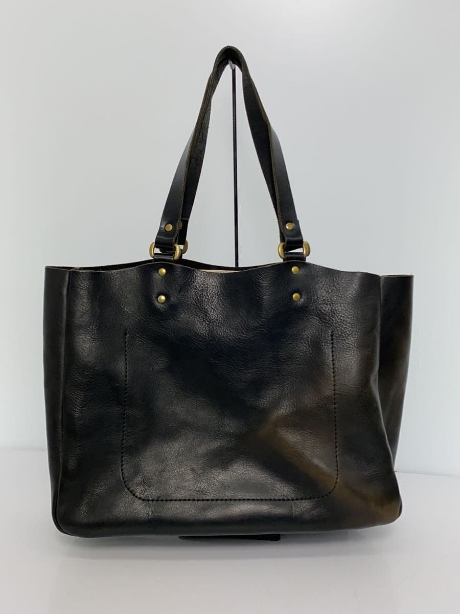 SLOW Tote Bag Bono Leather BLK 3