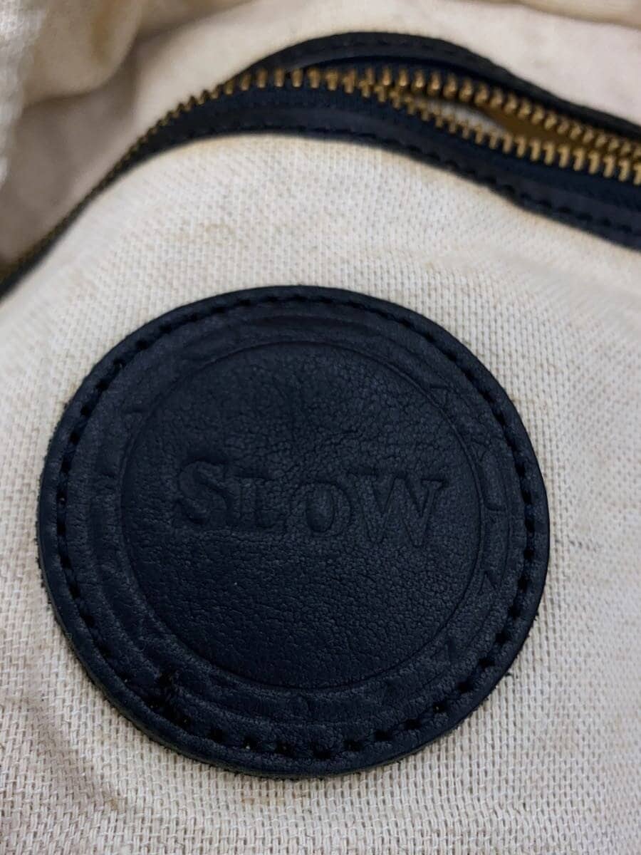SLOW Tote Bag Bono Leather BLK 5